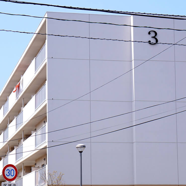 2014年5月～2015年2月 みどり団地3号棟 建設工事(内部電気配線工事)